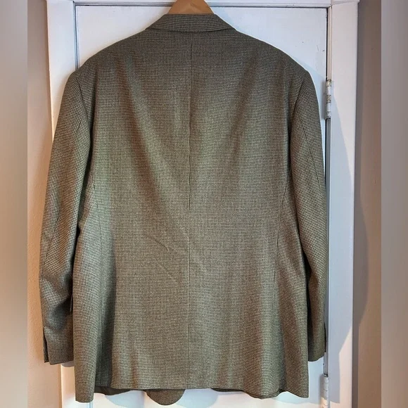 Zanella Men's Blazer in Brown and Black Check, BIG & TALL Sports Coat - Picture 12 of 12